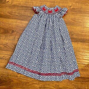 Stellybelly smocked crab dress